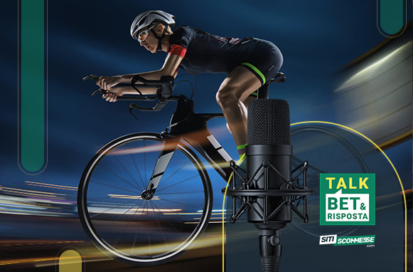 Ciclista, logo TalkBet&Risposta