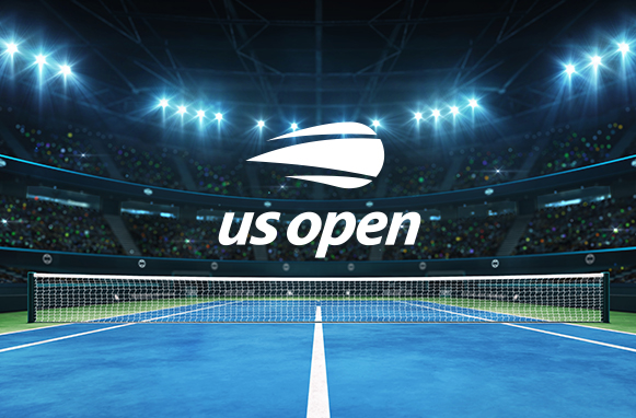 Campo da tennis, logo US Open