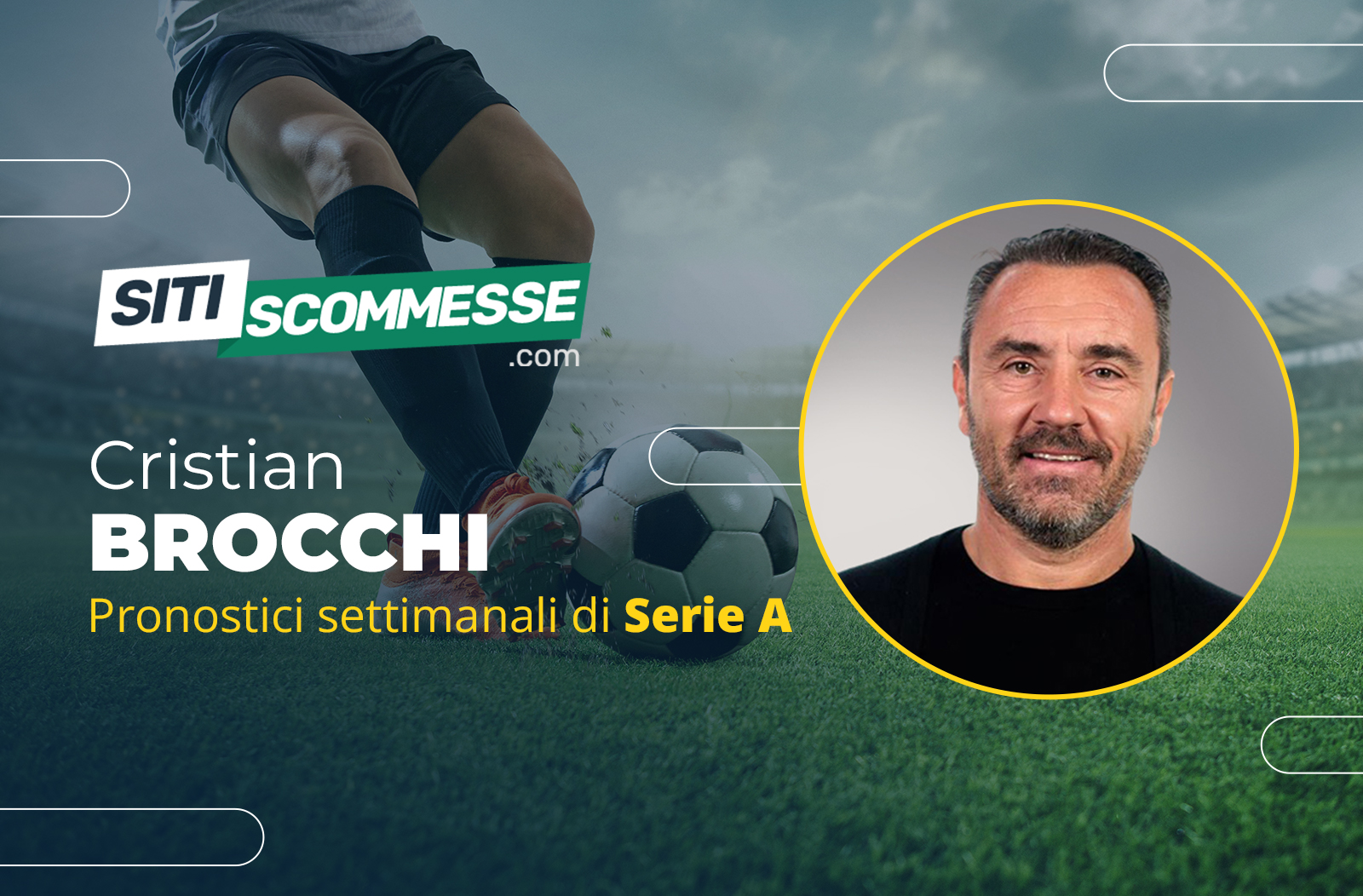 Cristian Brocchi, pronostici settimanali di Serie A