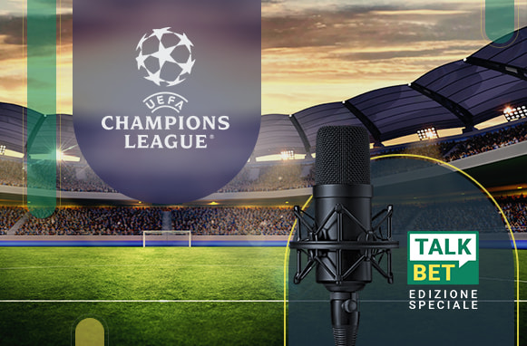 Logo Champions League, logo TalkBet Edizione Speciale