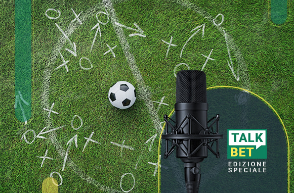 Schemi di calcio, logo TalkBet Edizione Speciale