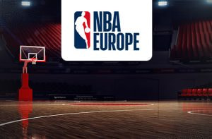 Logo NBA Europe, campo di basket